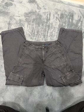 American Eagle high rise Cargo Pants - Charcoal Gray